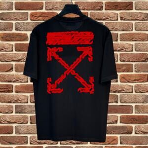 Classic Men's Off-White Short-Sleeve Black